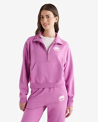Chandail à demi-glissière en coton bio Cooper