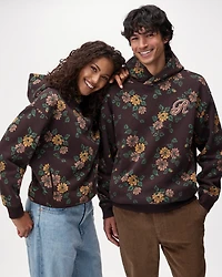 Floral Print Hoodie