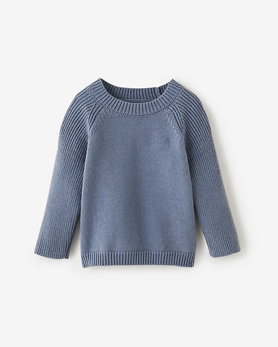 Chandail à col rond en tricot pour bébé