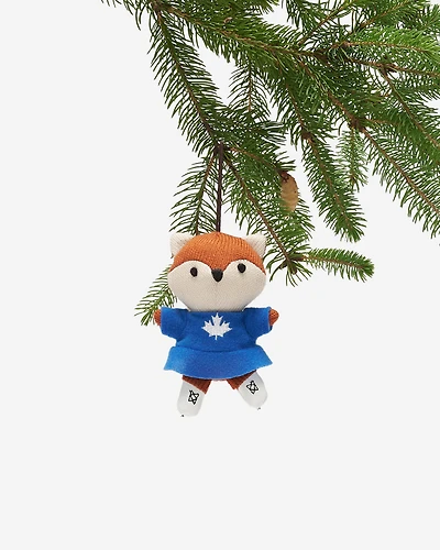 Figure Skating Fox Ornament