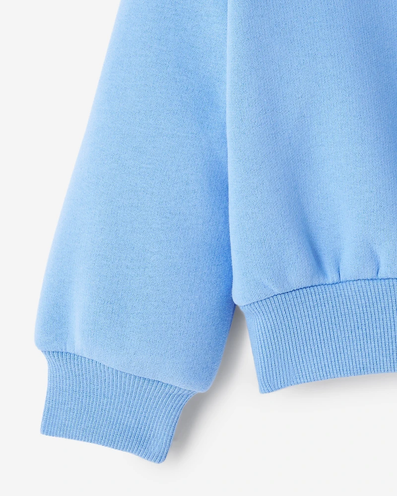 Toddler Girls Cloud Bubble Crew Sweatshirt