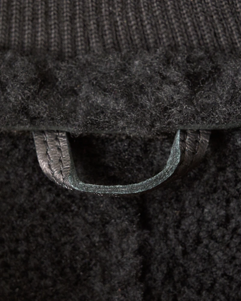 Blouson universitaire en mouton