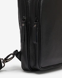 Grand sac à bandoulière Trinité en cuir Cervino