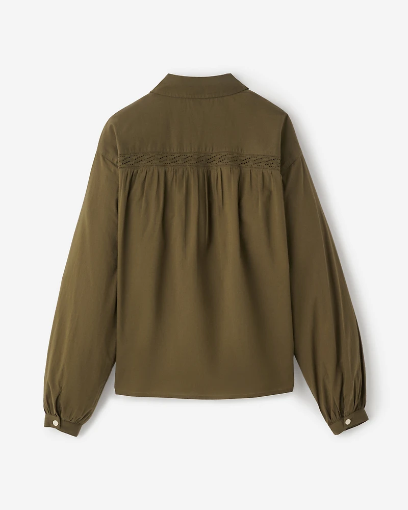 Laurel Femme Long Sleeve Woven Top