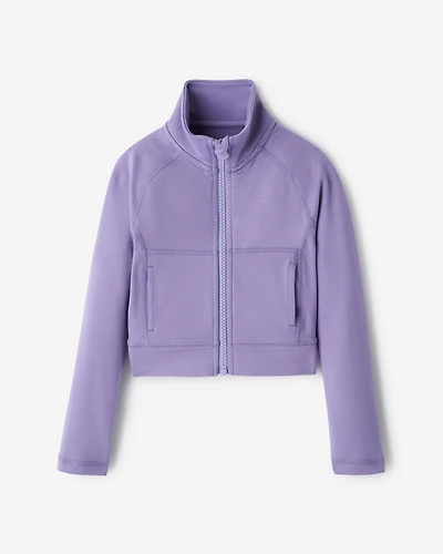 Blouson d’athlétisme à glissière pour toutes-petites