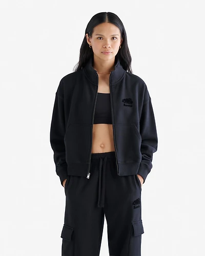 Blouson d’athlétisme à glissière en coton bio Cooper 