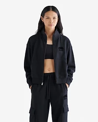 Blouson d’athlétisme à glissière en coton bio Cooper 