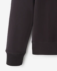 Chandail à demi-glissière avec appliqué carreaux