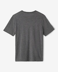 T-shirt poivré en coton bio pour hommes