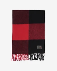 Plaid Wool Scarf