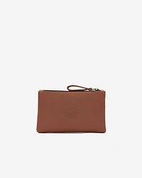 Pochette moyenne à glissière en cuir Nuage