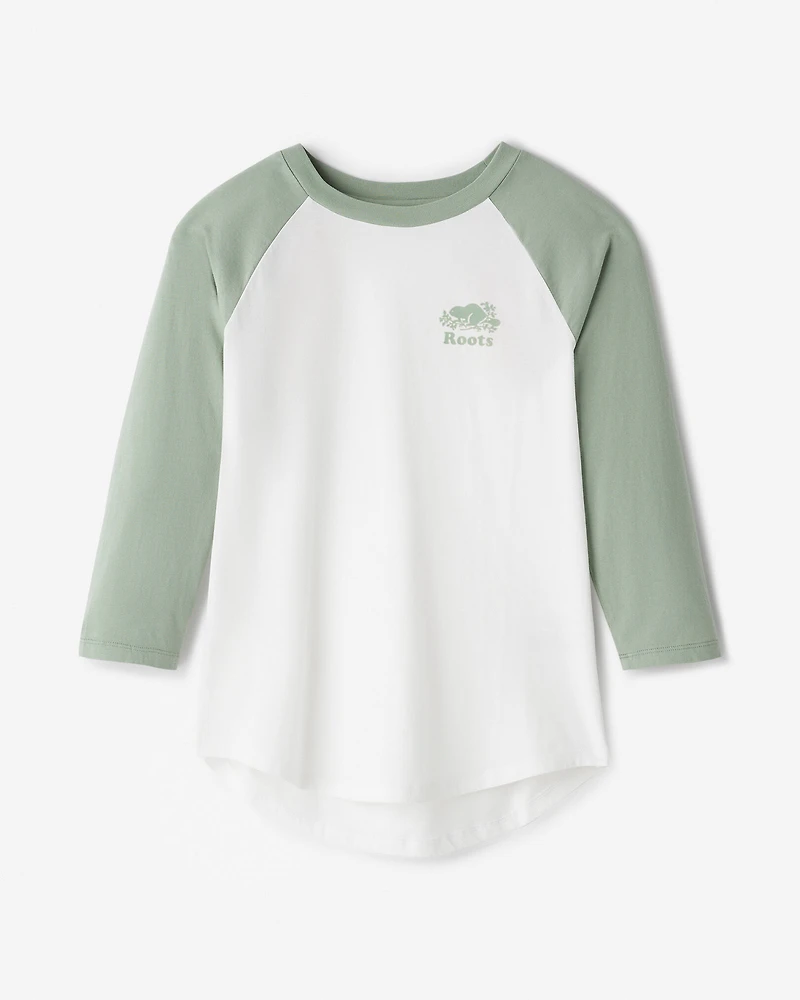 Womens Organic Cooper Baseball T-shirt