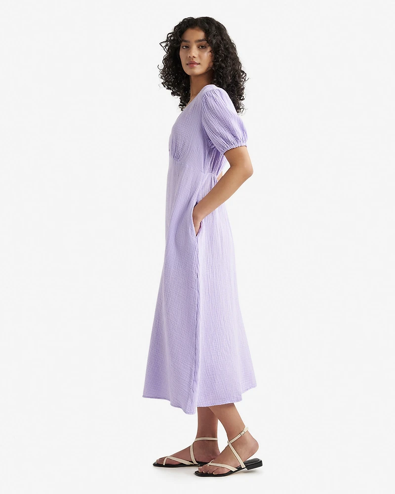 Isla Cotton Gauze Tea Dress