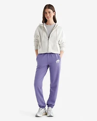 Chandail original décontracté à capuchon et glissière en coton bio