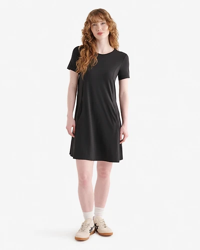 Renew Knit Short Sleeve Mini Dress