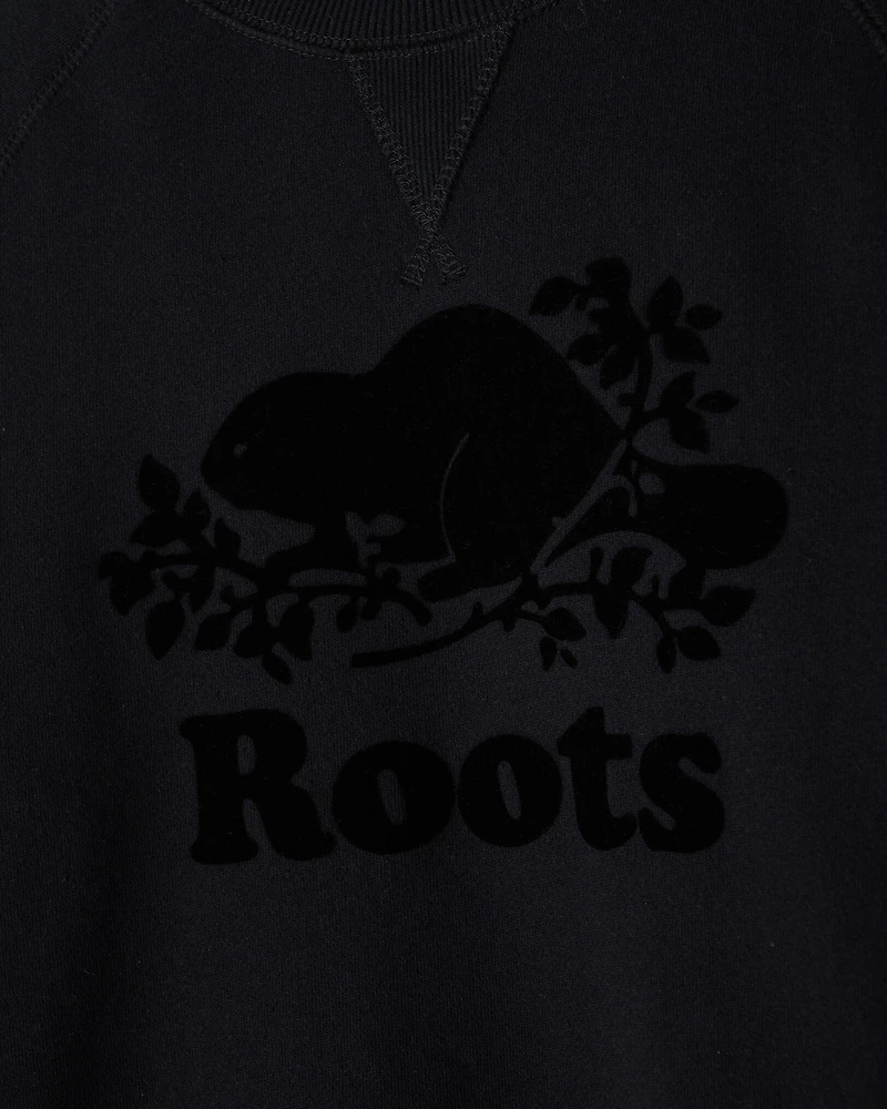 Chandail original à col rond en molleton de coton bio