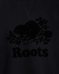 Chandail original à col rond en molleton de coton bio