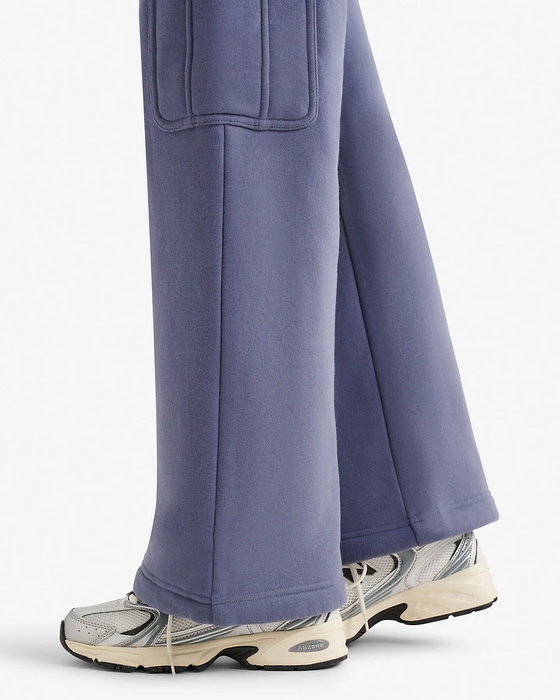 Cloud Cargo Wide Leg Sweatpant