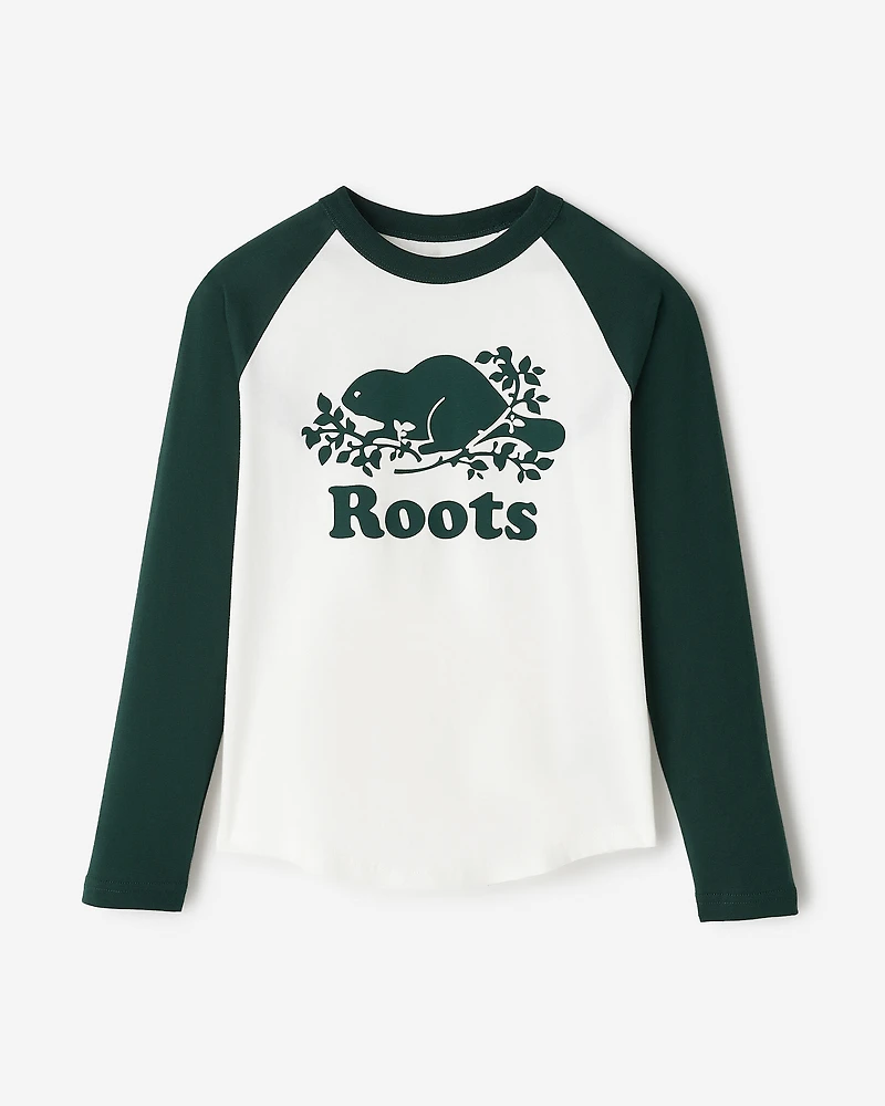Kids Organic Cooper Baseball T-Shirt