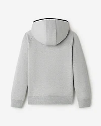 Chandail à capuchon et glissière en tissu interlock Recover pour enfants