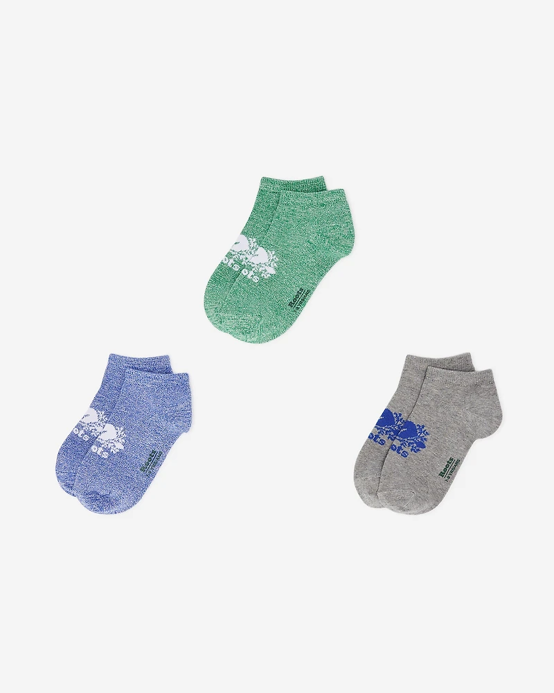 Kids Everyday Cooper Ped Sock 3 Pack