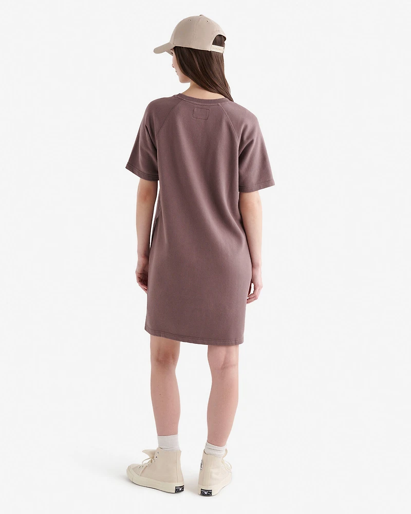 Organic Cooper Short Sleeve Sweat Dress