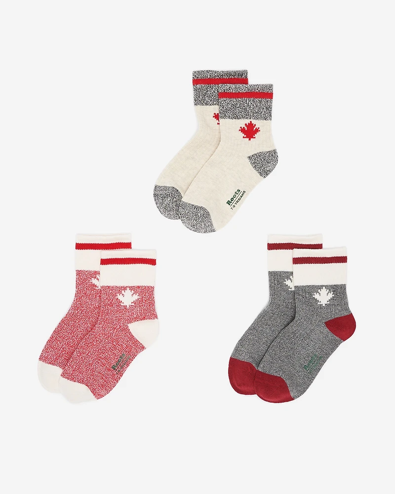 Kids Cabin Maple Sock 3 Pack