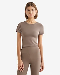 Renew Knit Crop T-Shirt