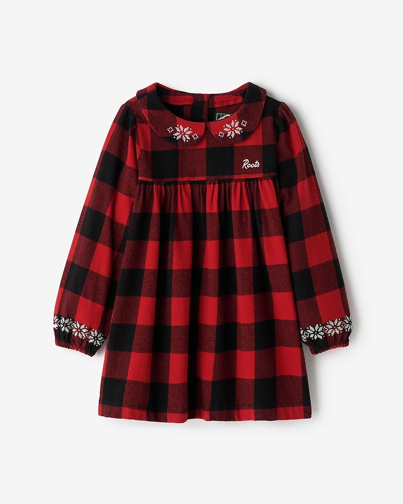 Toddler Girls Babydoll Park Plaid Dress
