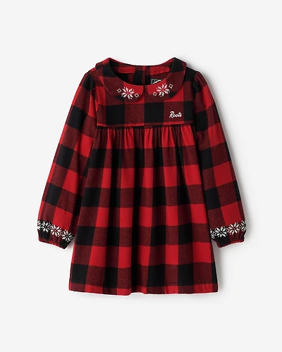 Toddler Girls Babydoll Park Plaid Dress