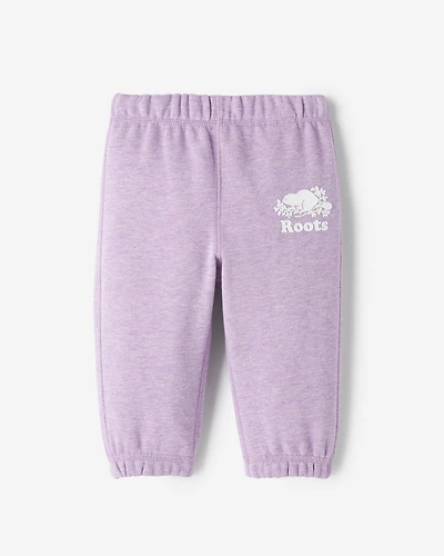 Pantalon original en molleton scintillant pour bébés