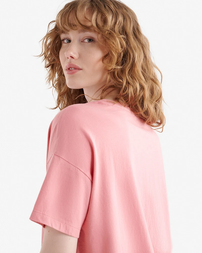 T-shirt décontracté en coton bio Cooper pour femme