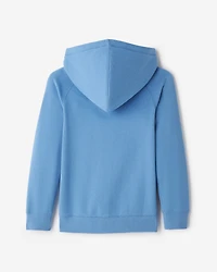 Chandail original à capuchon et glissière en coton bio pour enfants