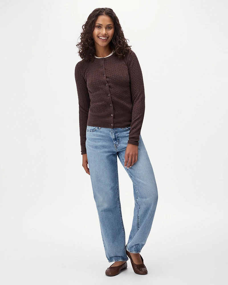 Bowen Cable Knit Cardigan