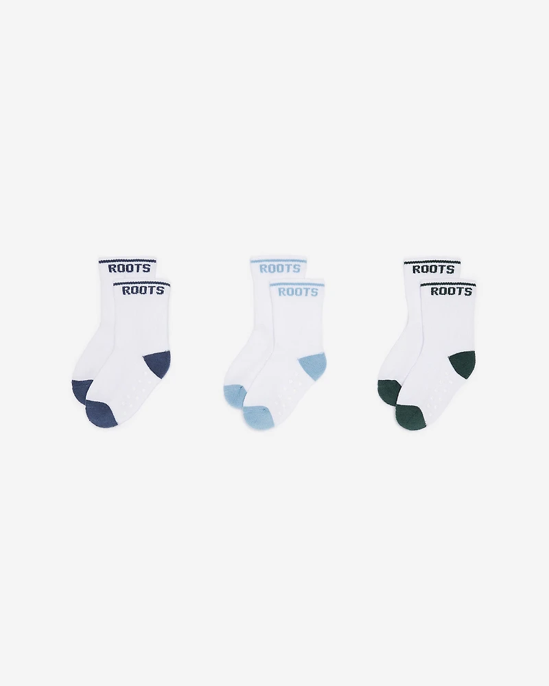 3 paires de chaussettes pop pour tout-petits et bébés