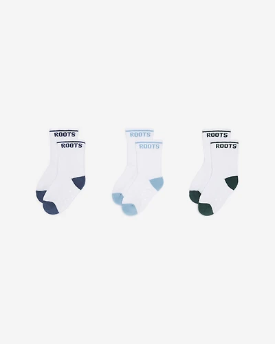 3 paires de chaussettes pop pour tout-petits et bébés
