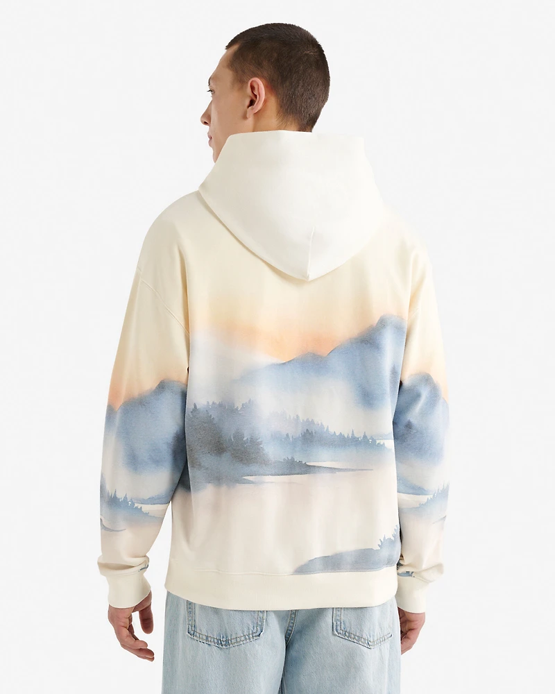 Chandail à capuchon Paysage
