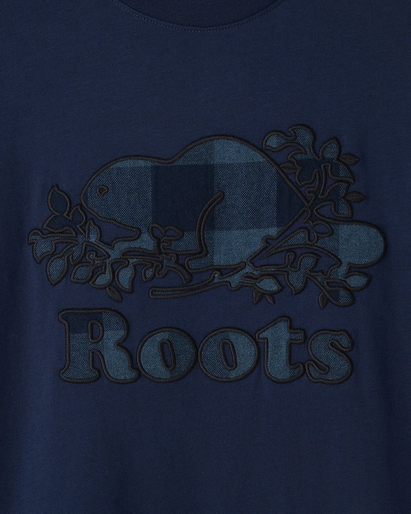 T-shirt Cooper à carreaux pour hommes