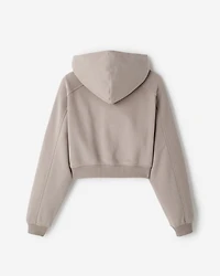 Summer Cloud Cropped Full Zip Hoodie