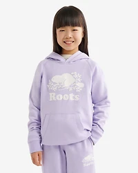 Chandail kangourou original à capuchon en jersey bouclette en coton bio pour enfants