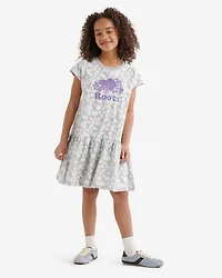 Robe à motif floral pour fille
