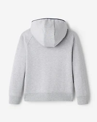 Chandail à capuchon et glissière en tissu interlock Recover pour enfants