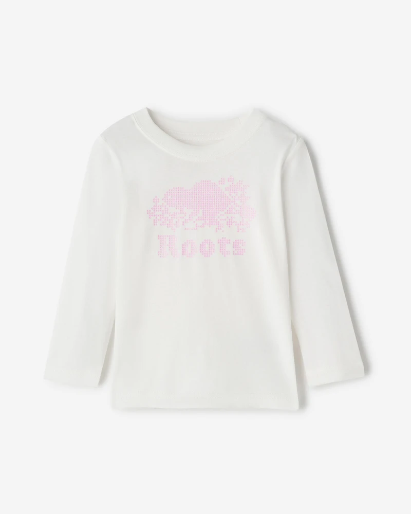 T-shirt original Cooper le castor en coton bio pour tout-petits