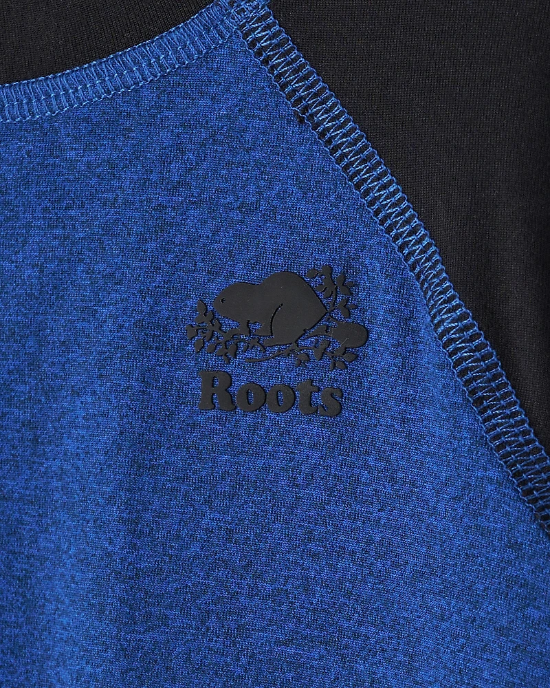 T-shirt contrastant sport pour tout-petits