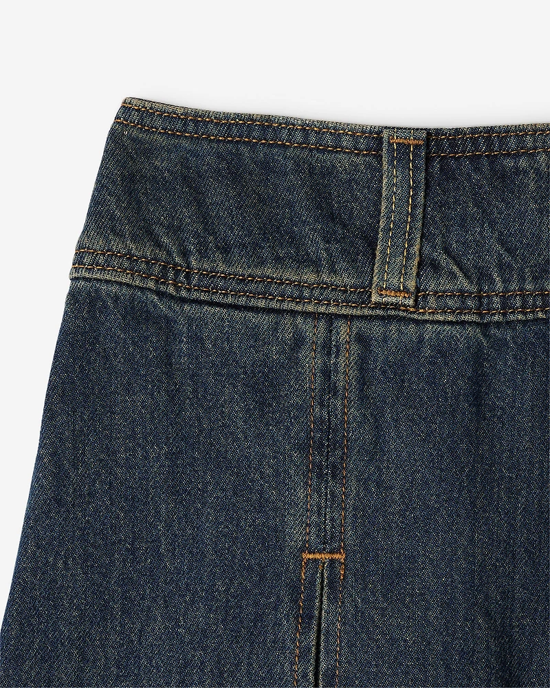 Levi's® Inverted Pleat Mini Skirt