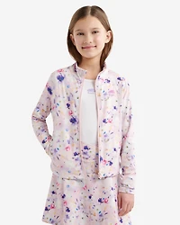 Blouson d’athlétisme sport ajusté pour filles