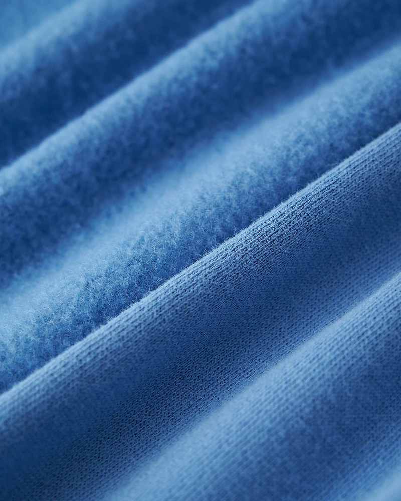 Chandail original à capuchon et glissière en coton bio pour enfants