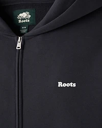 Chandail à capuchon et glissière en molleton estival Nuage