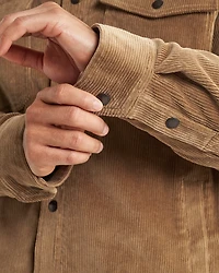 Blouson avec doublure en velours côtelé molletonné