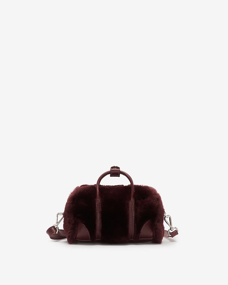 Shearling Micro Banff Crossbody
